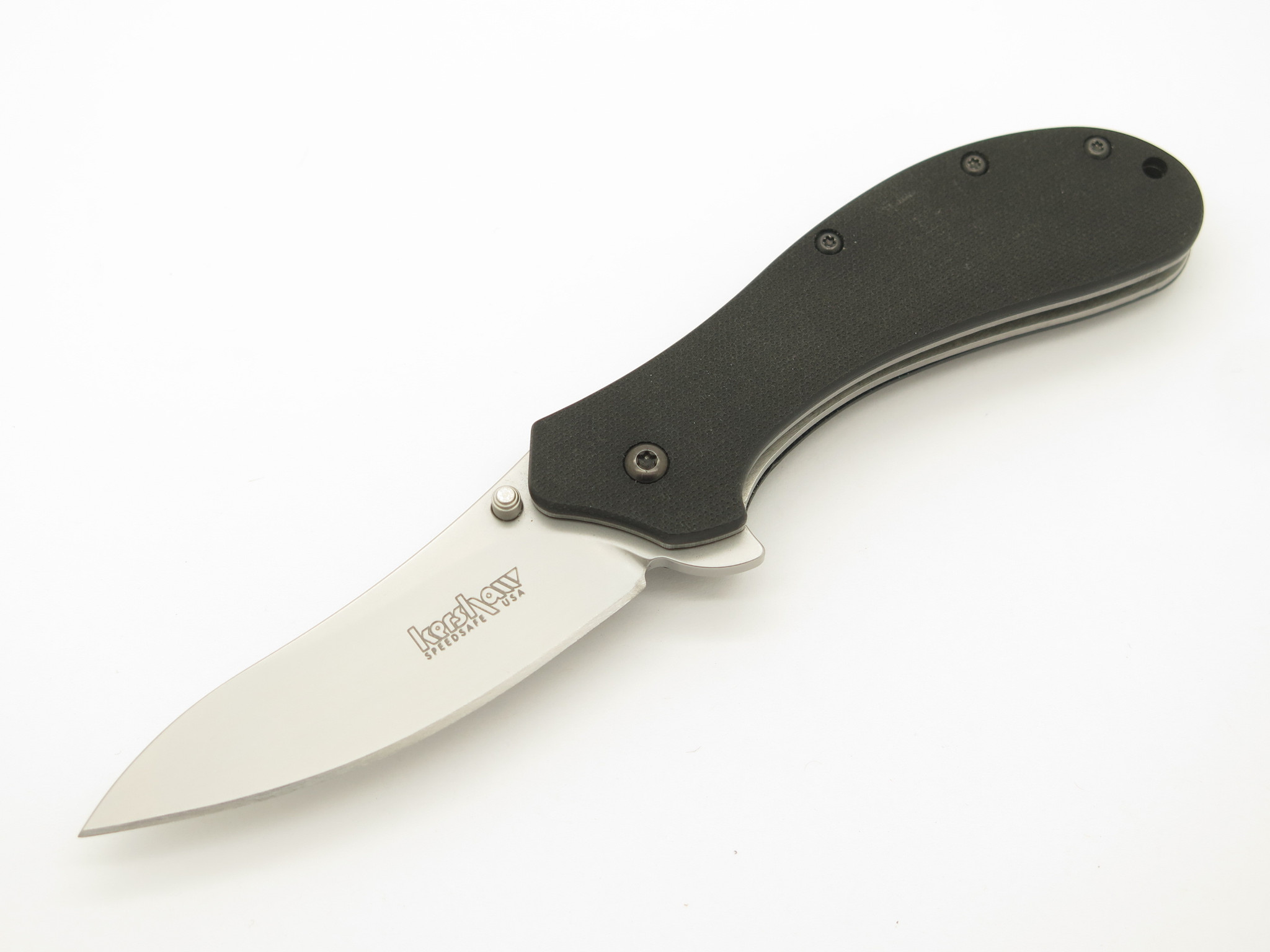 2009 Kershaw 1665 Packrat Ken Onion Black G10 Folding Linerlock