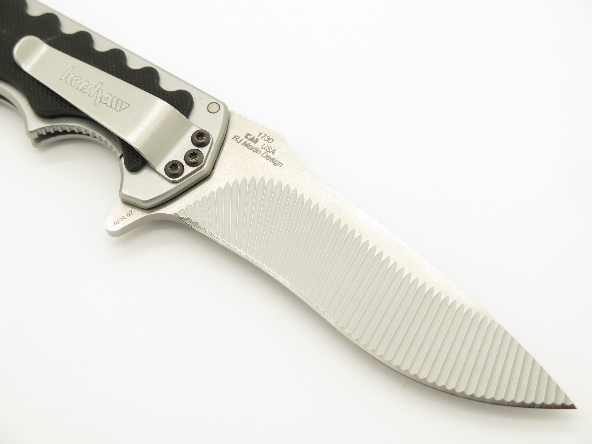 2007 Kershaw 1730 Groove RJ Martin Folding Linerlock Folding
