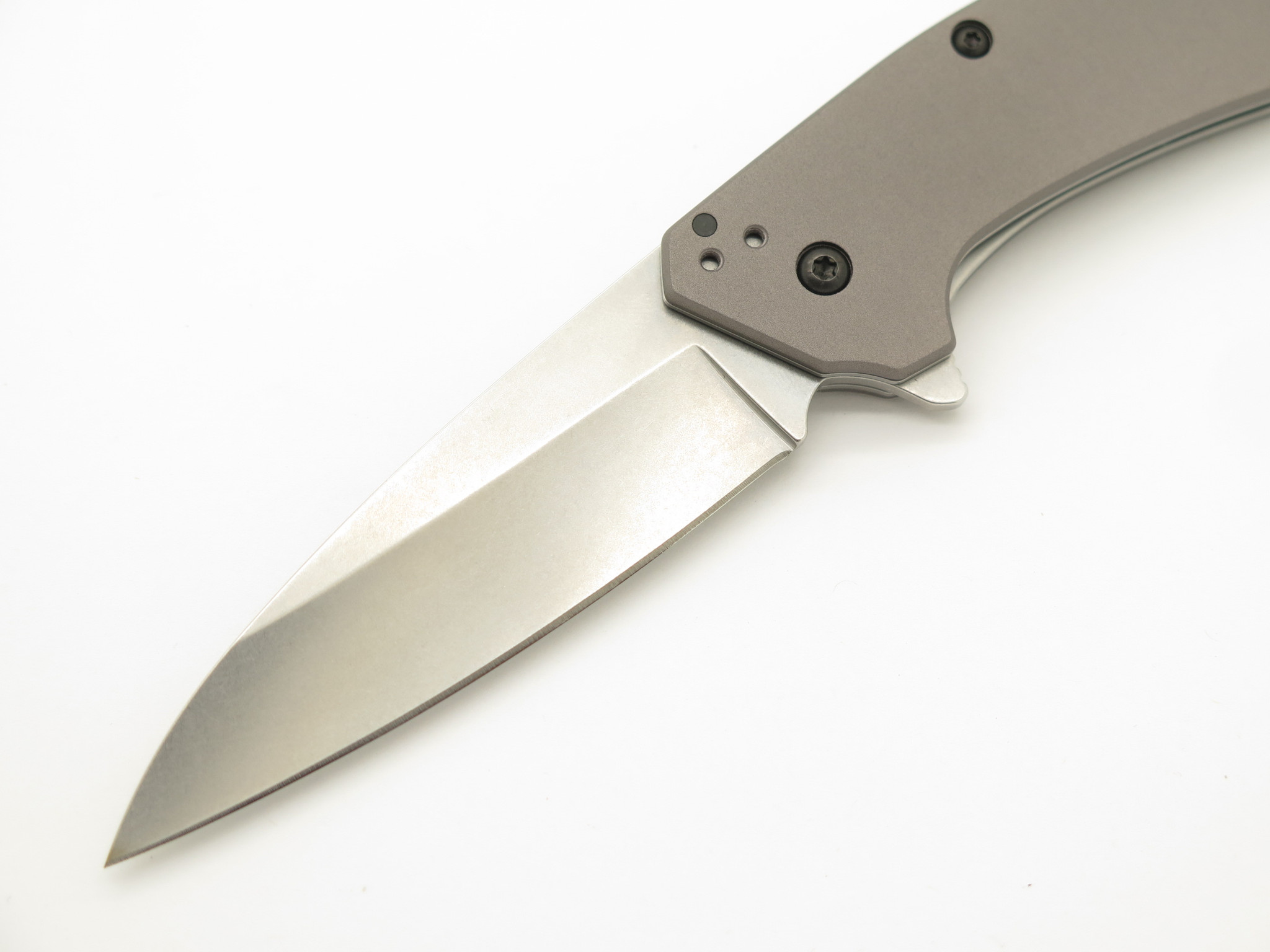 Kershaw 1812GRY Dividend Stonewash 420HC Assisted Folding Linerlock