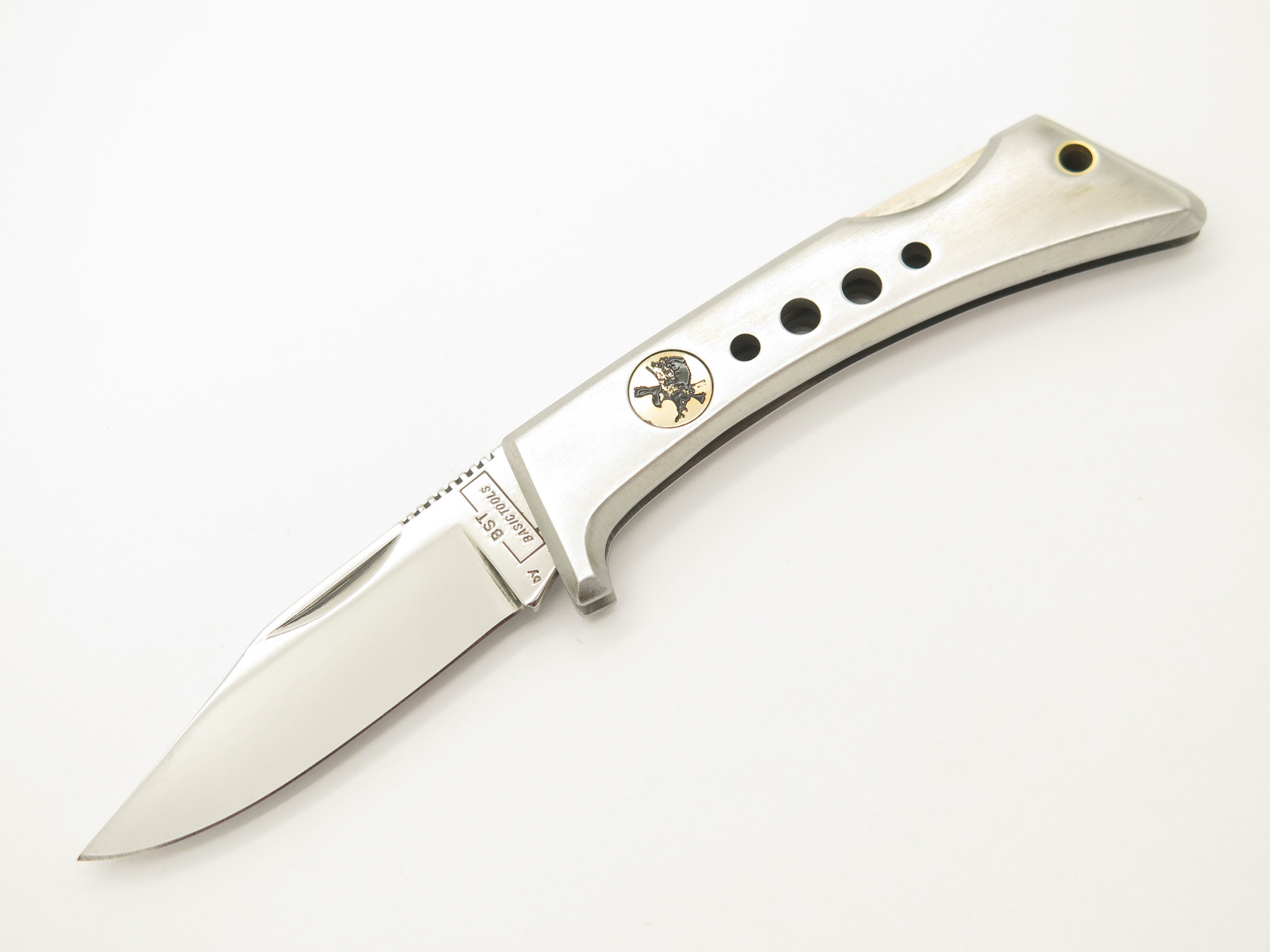 ナカムラ Vintage 80s BST Nakamura Seki Japan Stainless Gent Lockback