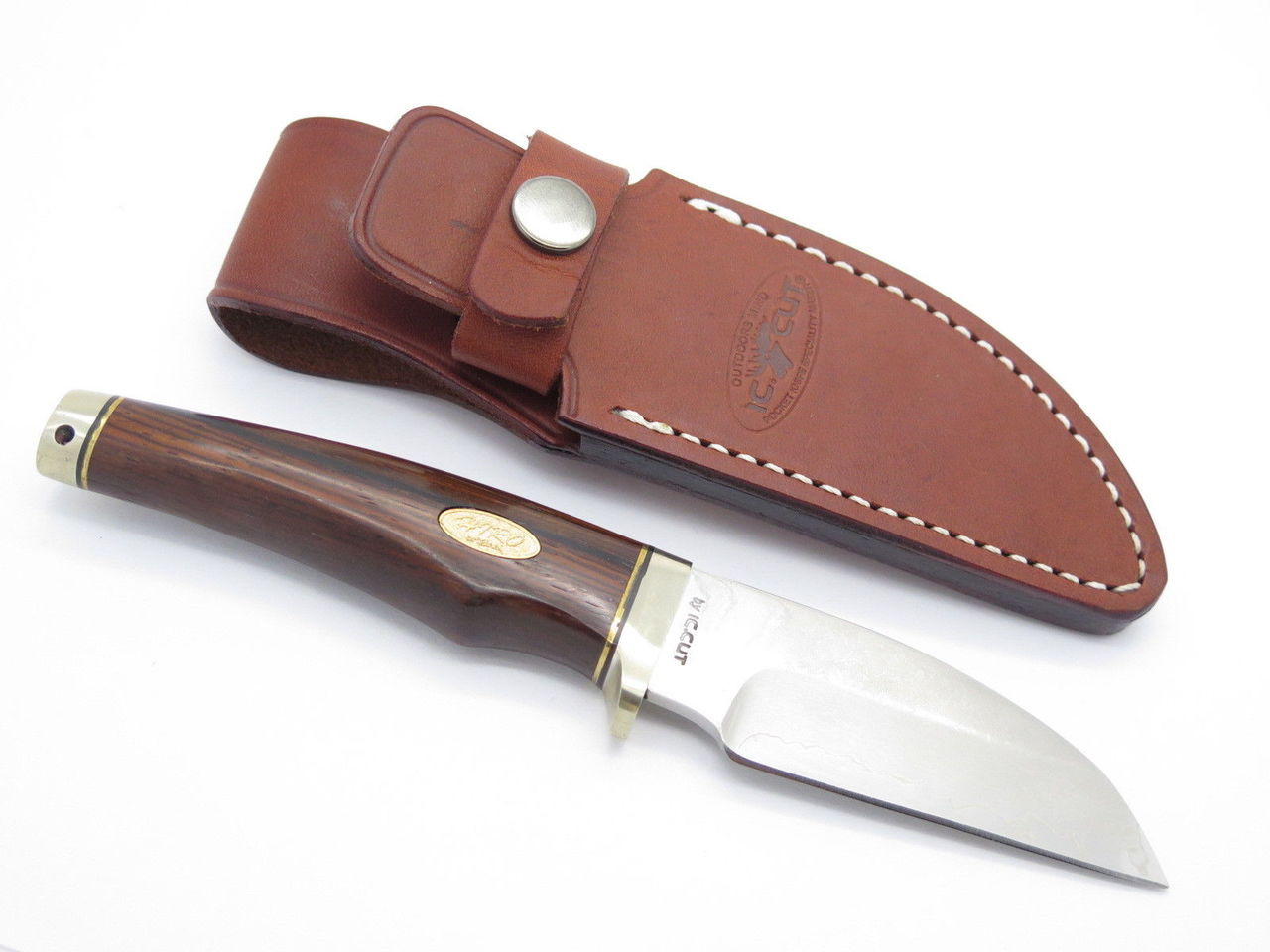 IC.CUT IC-602F Hiro Seki Japan VG-10 Damascus Fixed Hunting Knife