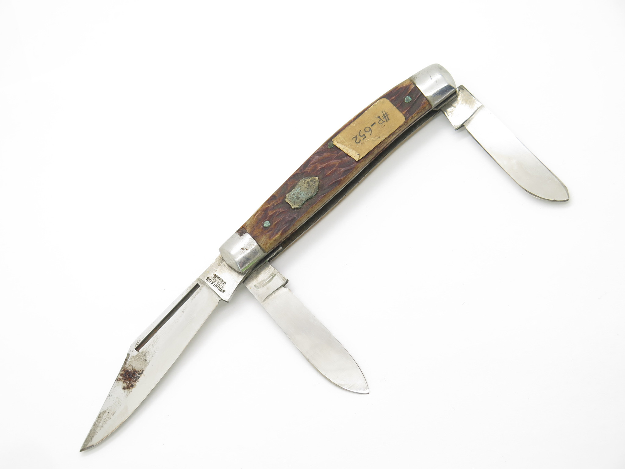 Vintage 1960s Prototype K-405 Jigged Bone Seki Japan 3.87