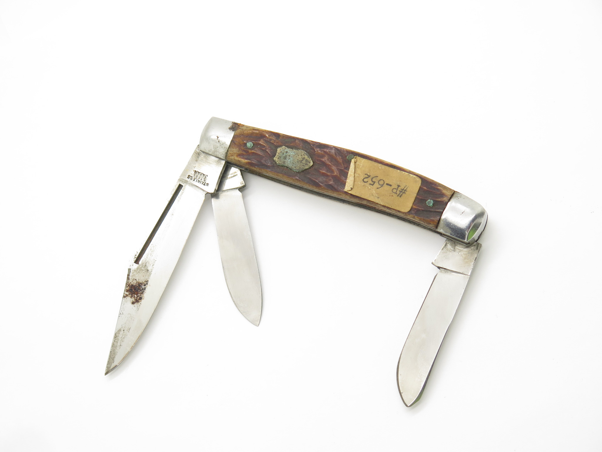 Vintage 1960s Prototype K-405 Jigged Bone Seki Japan 3.87