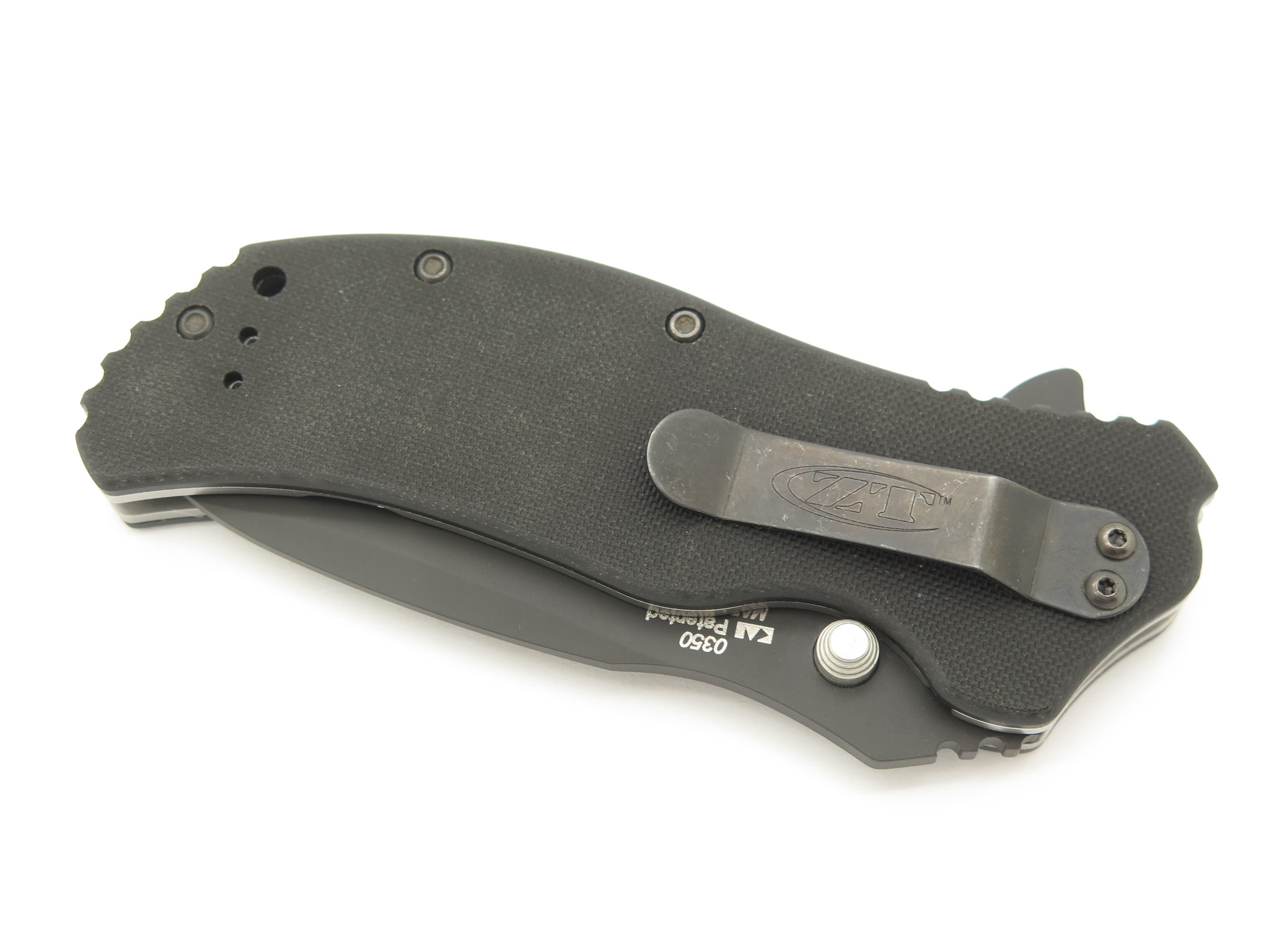 ZT Zero Tolerance 0350 Black G10 Onion Assisted S30V Folding