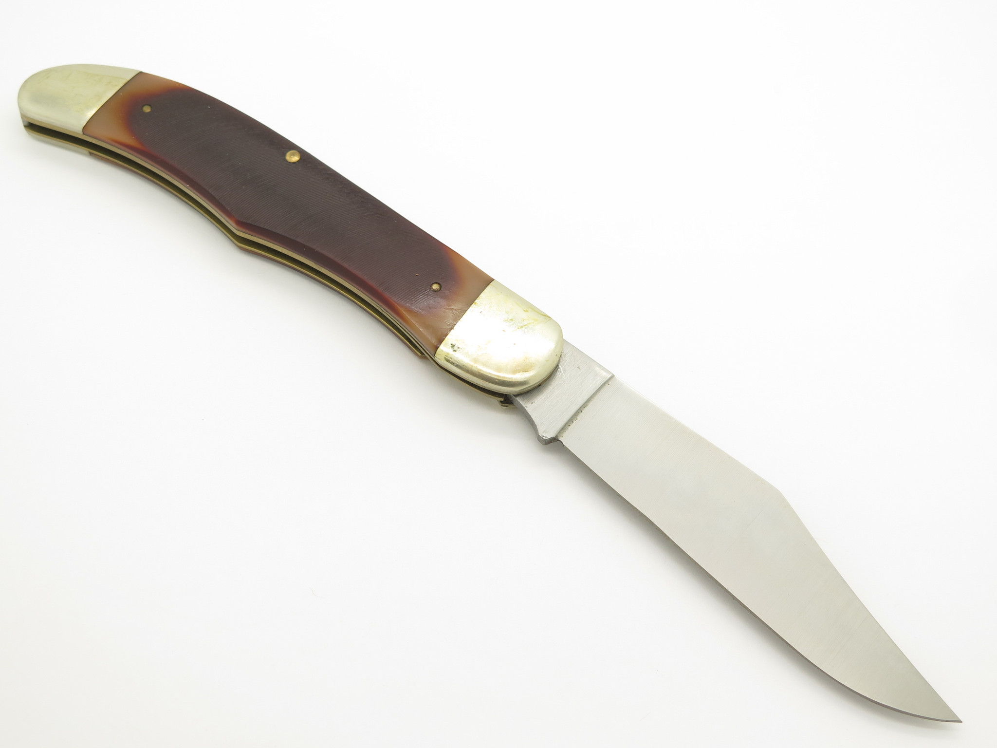 Vintage 1980s Schrade USA 125OT Mustang Old Timer Delrin Folding