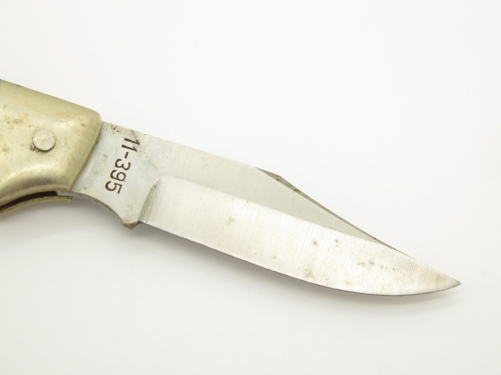 Vtg '80s Explorer Sharptooth Imai Seki Japan Folding Lockback