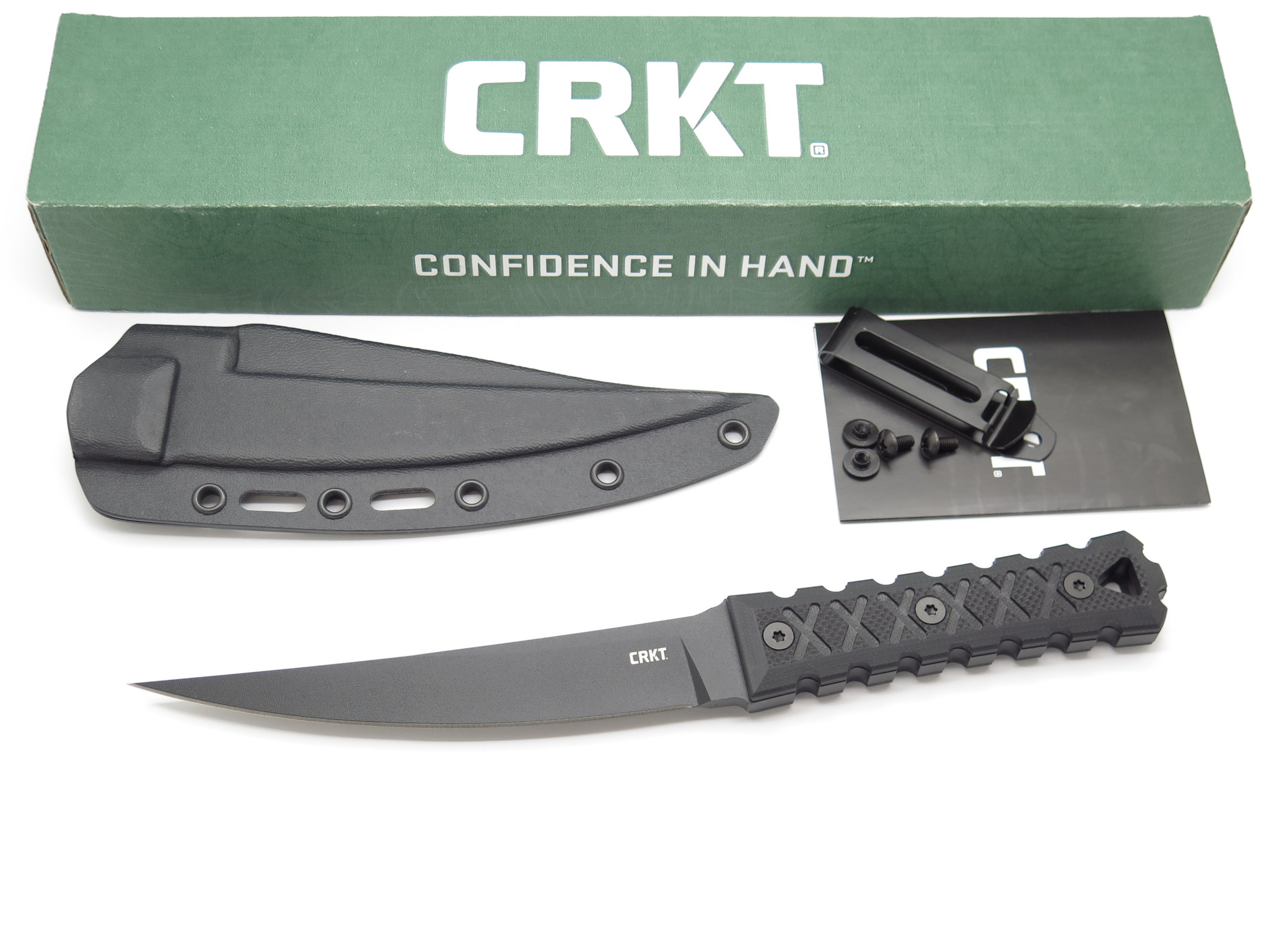 CRKT 2927 HZ6 Williams Black G10 Handle Fixed 6.375