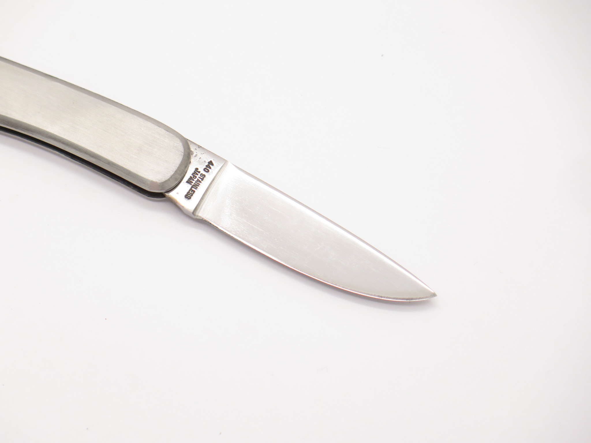 Vintage Explorer 11-350 Seki Japan Gent Folding Lockback Stainless