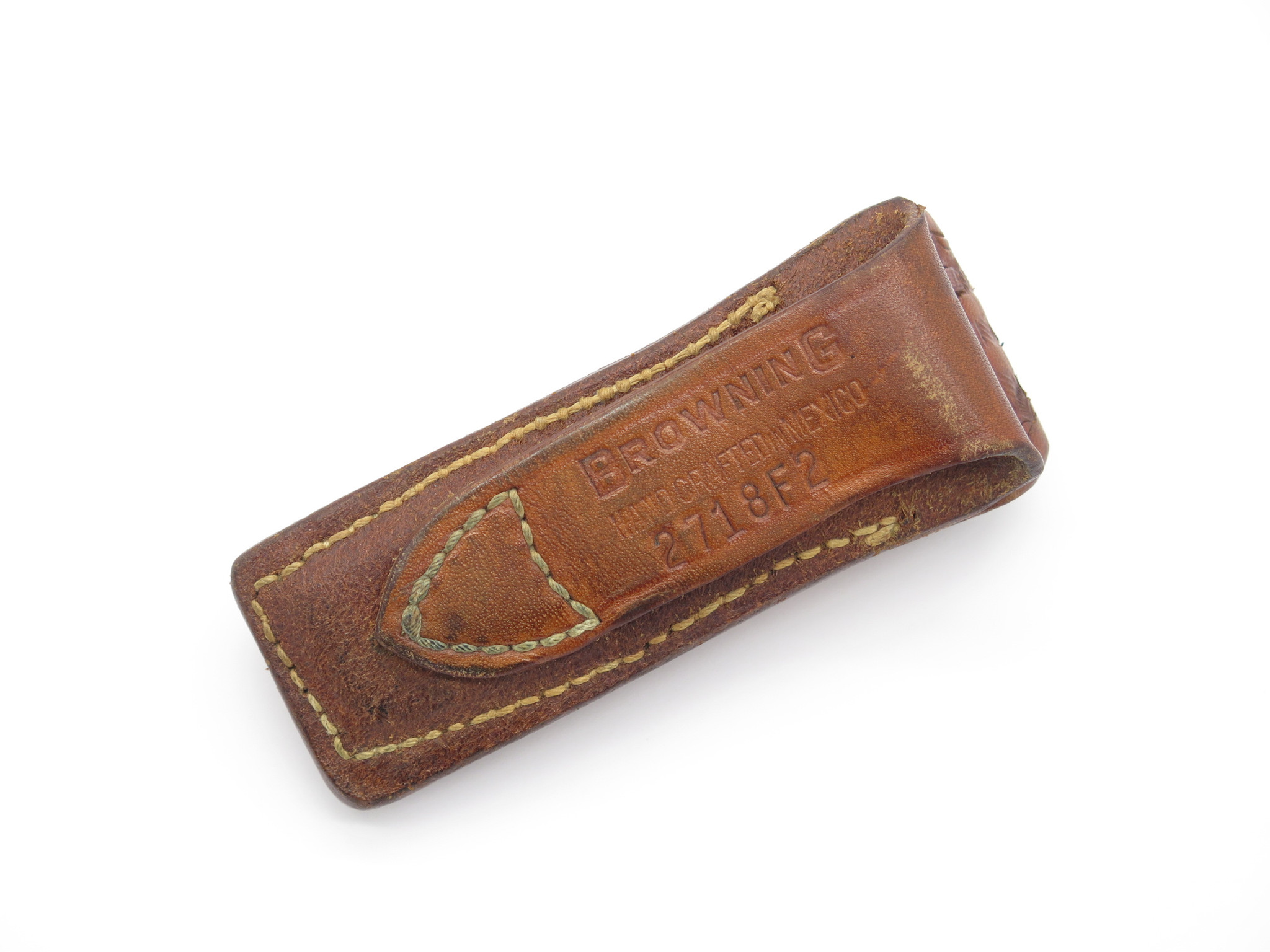 Vintage 1990s Browning 2718F2 Leather 3.5
