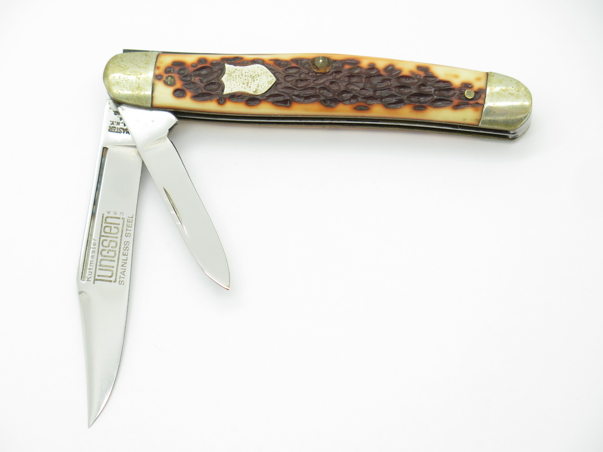 Vintage Kutmaster Utica USA Tungslen Farmers Co-op Folding Pocket