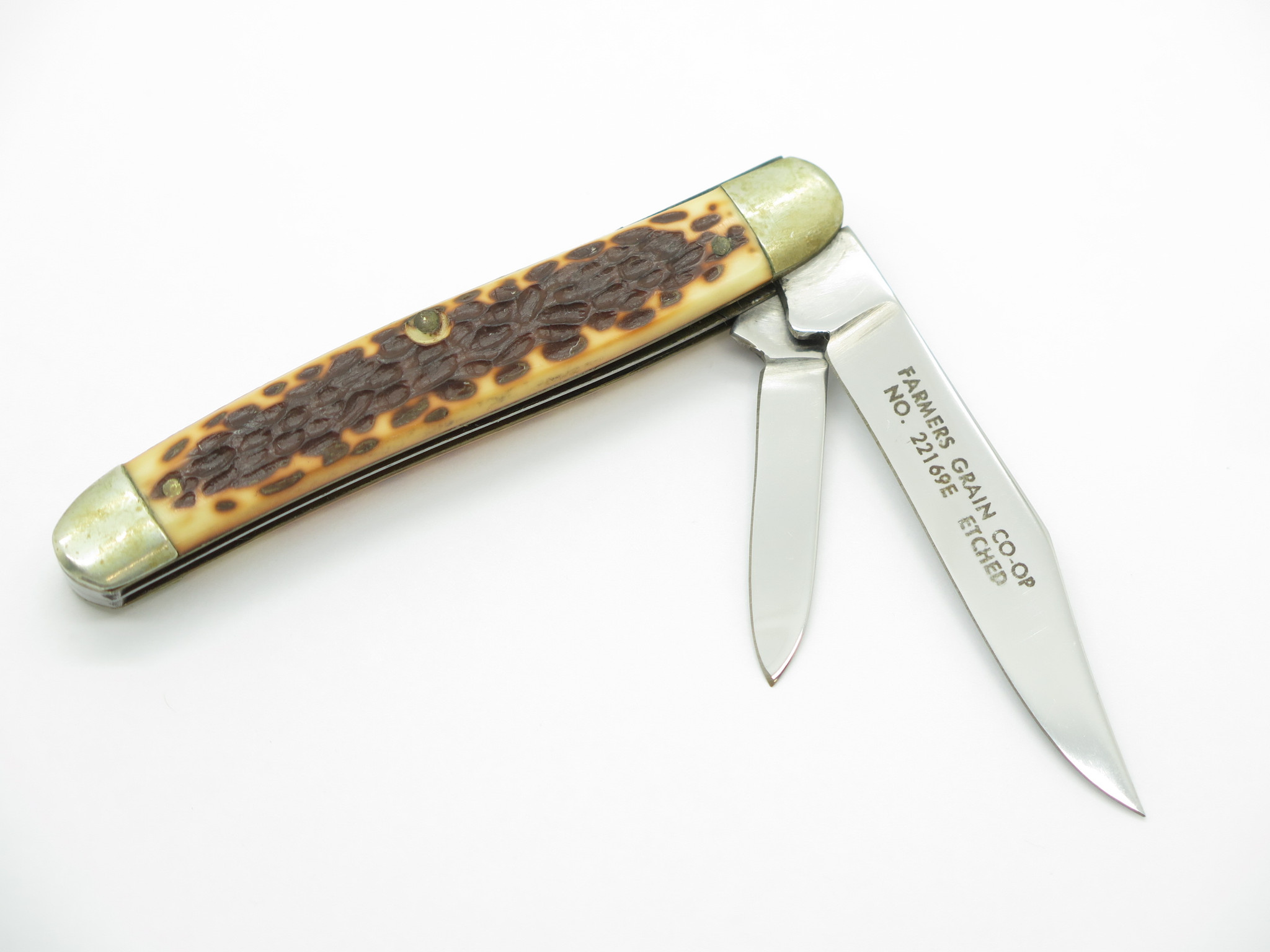 Vintage Kutmaster Utica USA Tungslen Farmers Co-op Folding Pocket