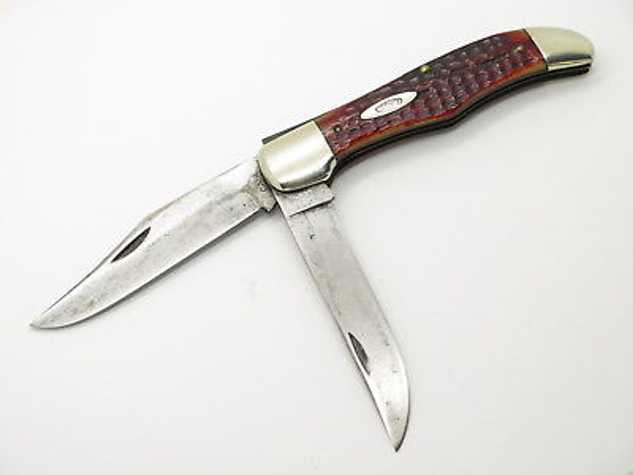 Vintage 1940-1964 Case XX 6265 Sab Large Folding Hunter