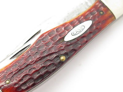 Vintage 1940-1964 Case XX 6265 Sab Large Folding Hunter Knife Red