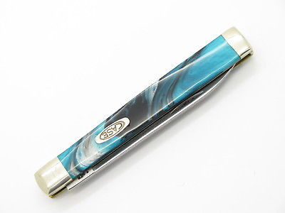 2001 Case XX 3185 Doctor Folding Pocket Knife Exotic Blue