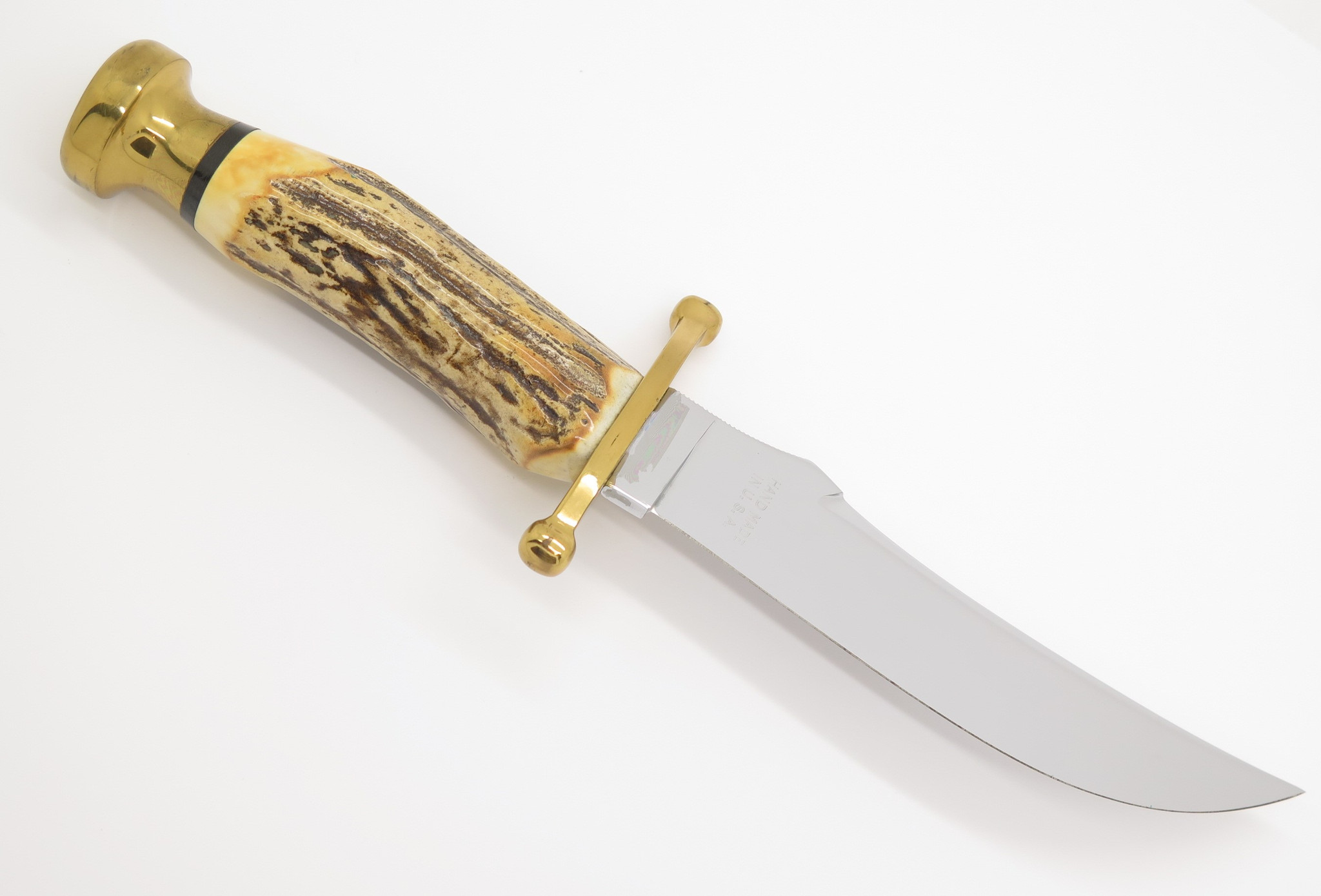 Vintage 1962-65 Case XX Kodiak Hunter Stag Fixed Blade Bowie