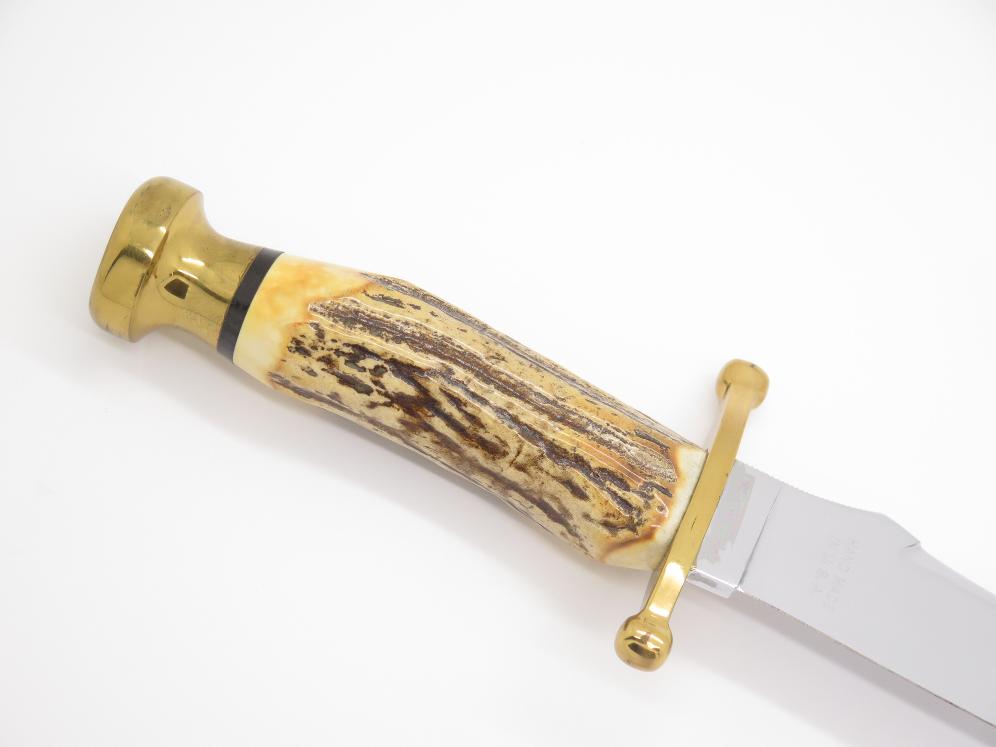 Vintage 1962-65 Case XX Kodiak Hunter Stag Fixed Blade Bowie