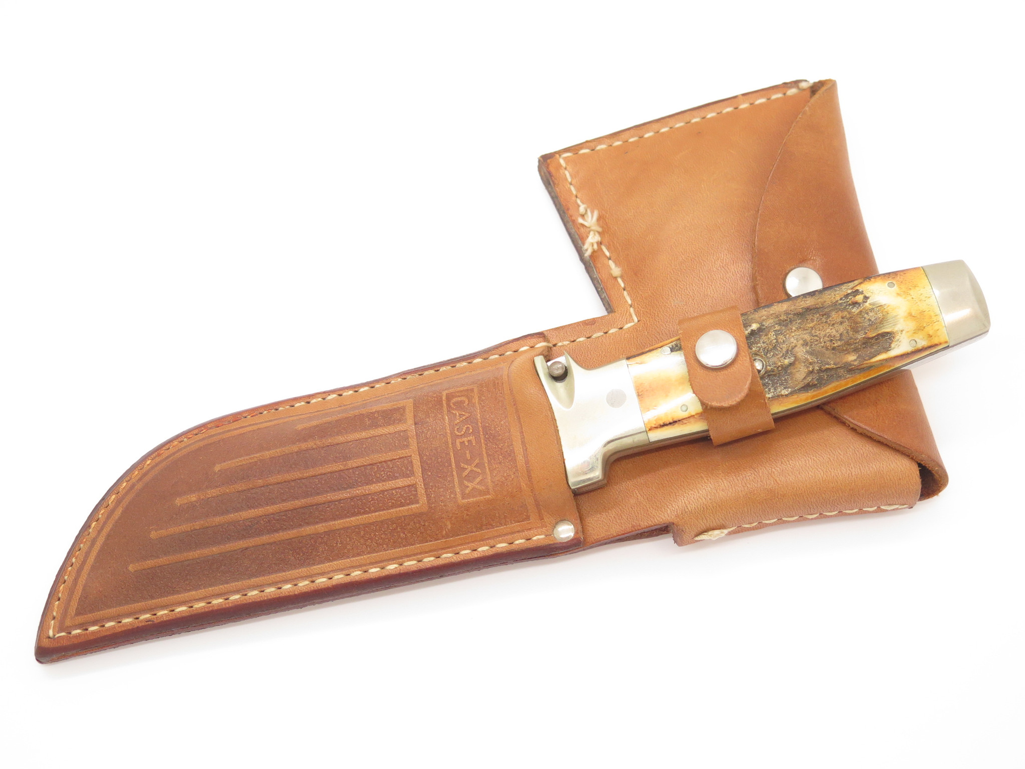 Vintage 1965-69 Case XX 561 DeLuxe Stag Hatchet Fixed Blade Axe