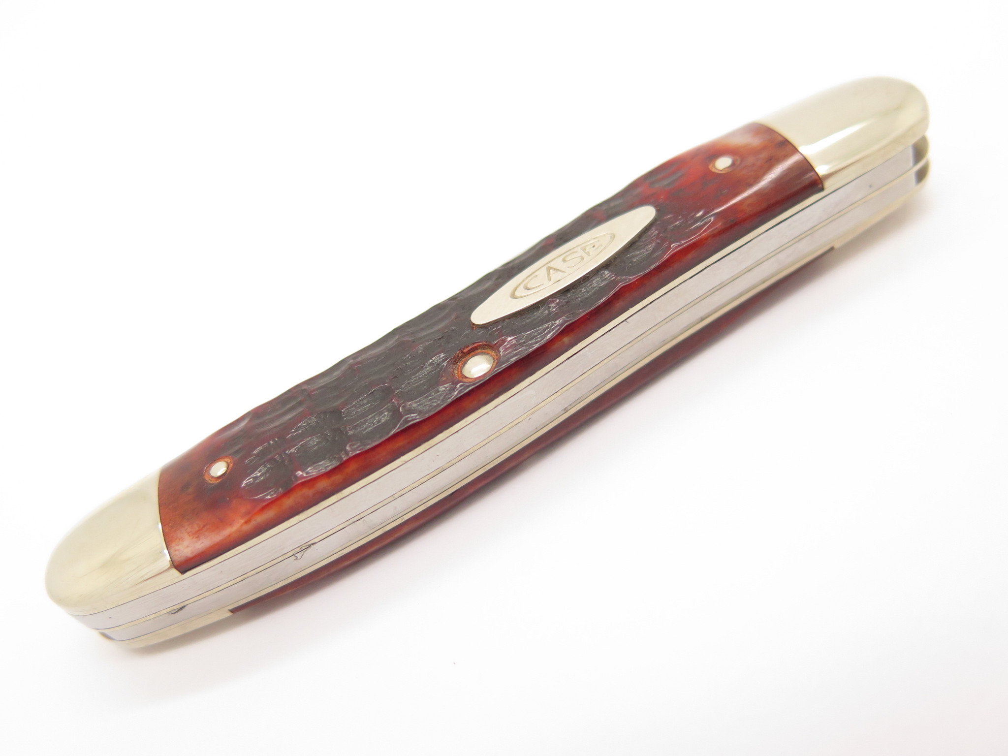 Vintage 10 Dot 1970 Case XX 6318PU Jigged Handle Stockman