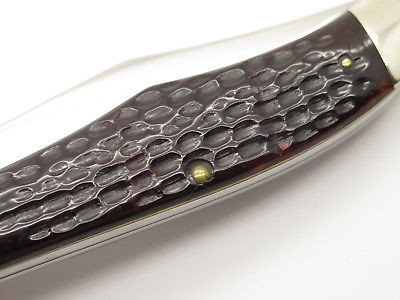 Vintage 1940-1964 Case XX 6265 Sab Large Folding Hunter Knife Red