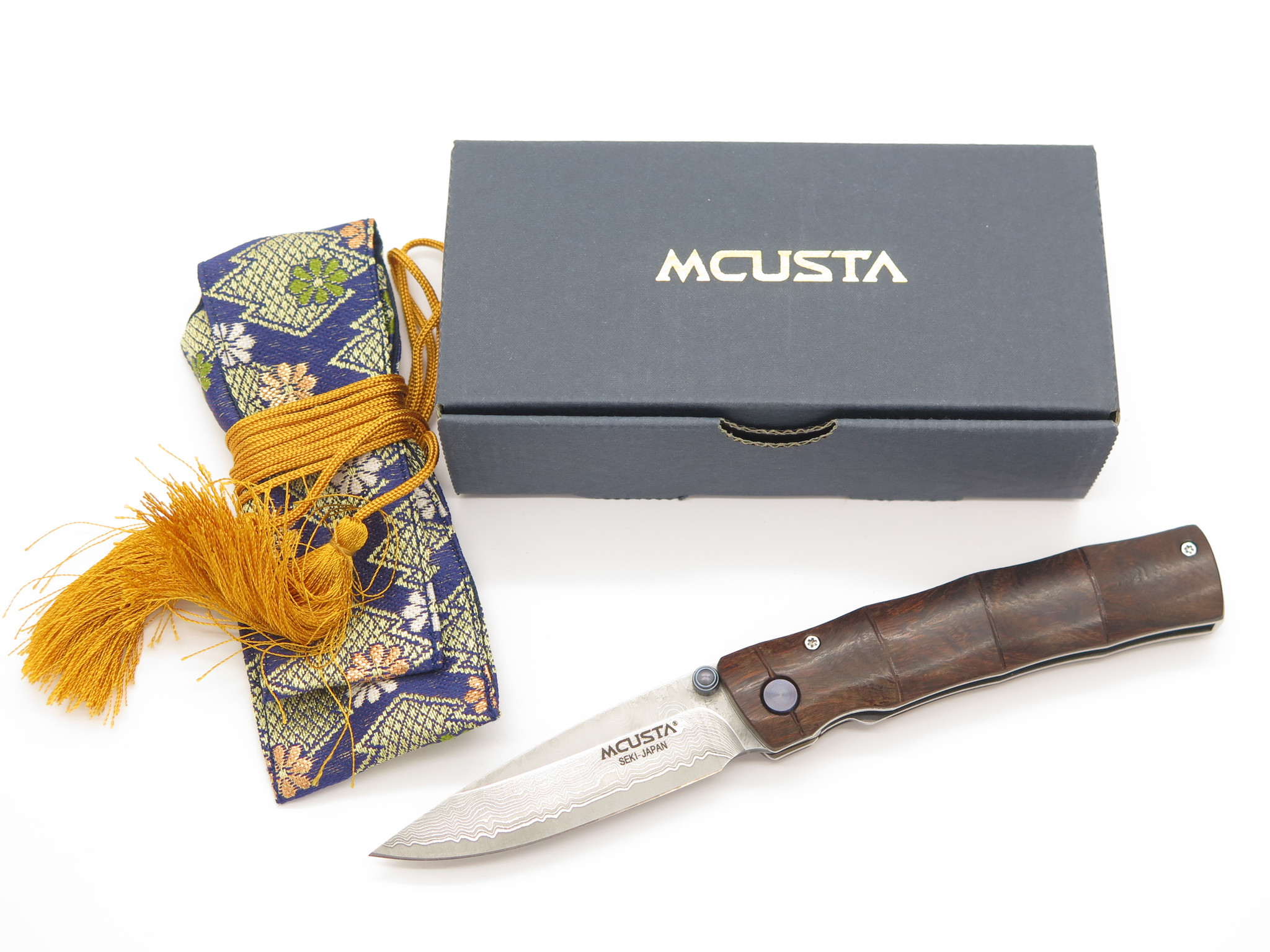Mcusta Seki Japan Shinra Emotion MC-74DI Damascus Folding Pocket