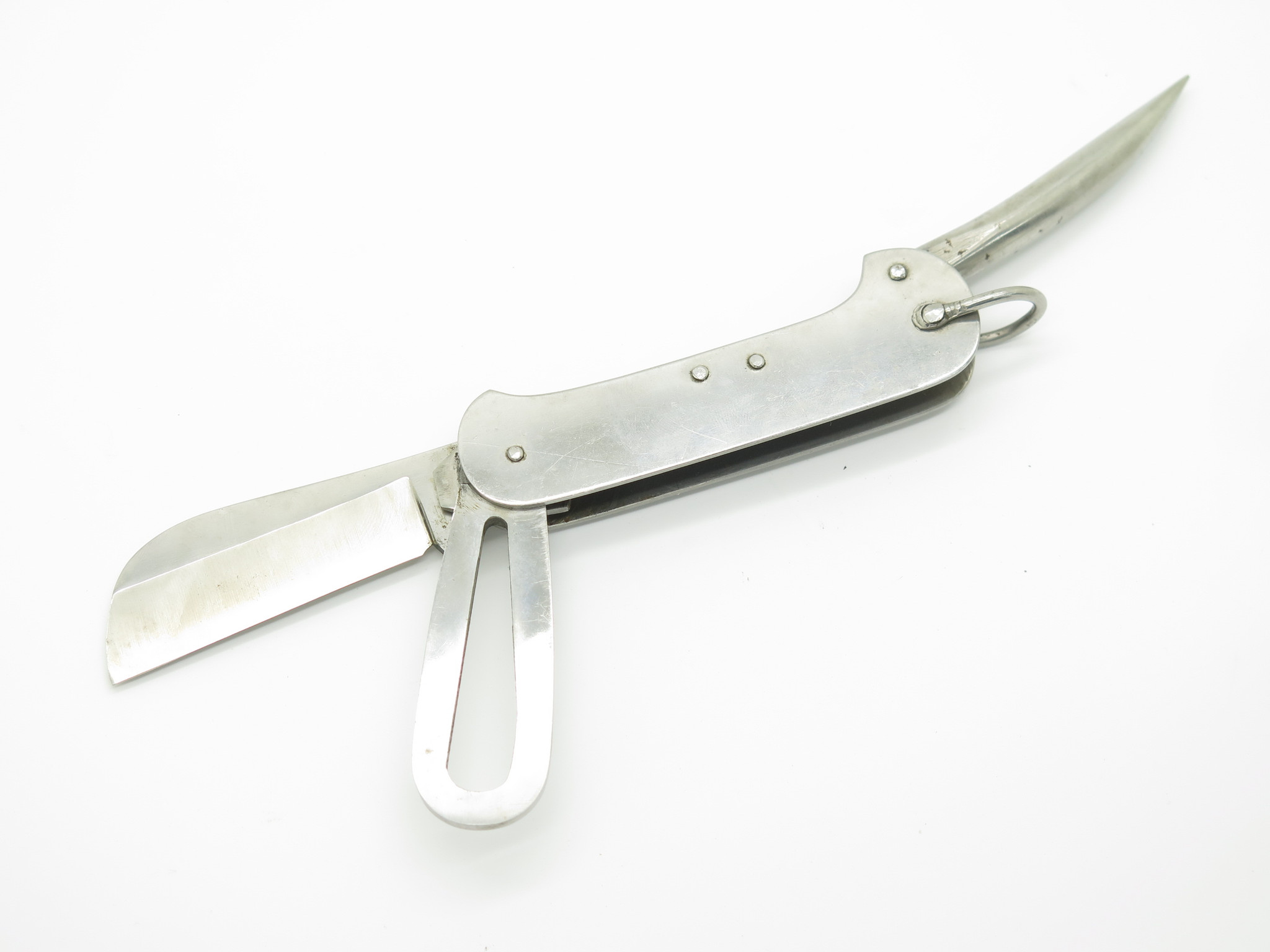 Vintage Japan Stainless Steel Sailor Rigging Marlin Spike Pocket