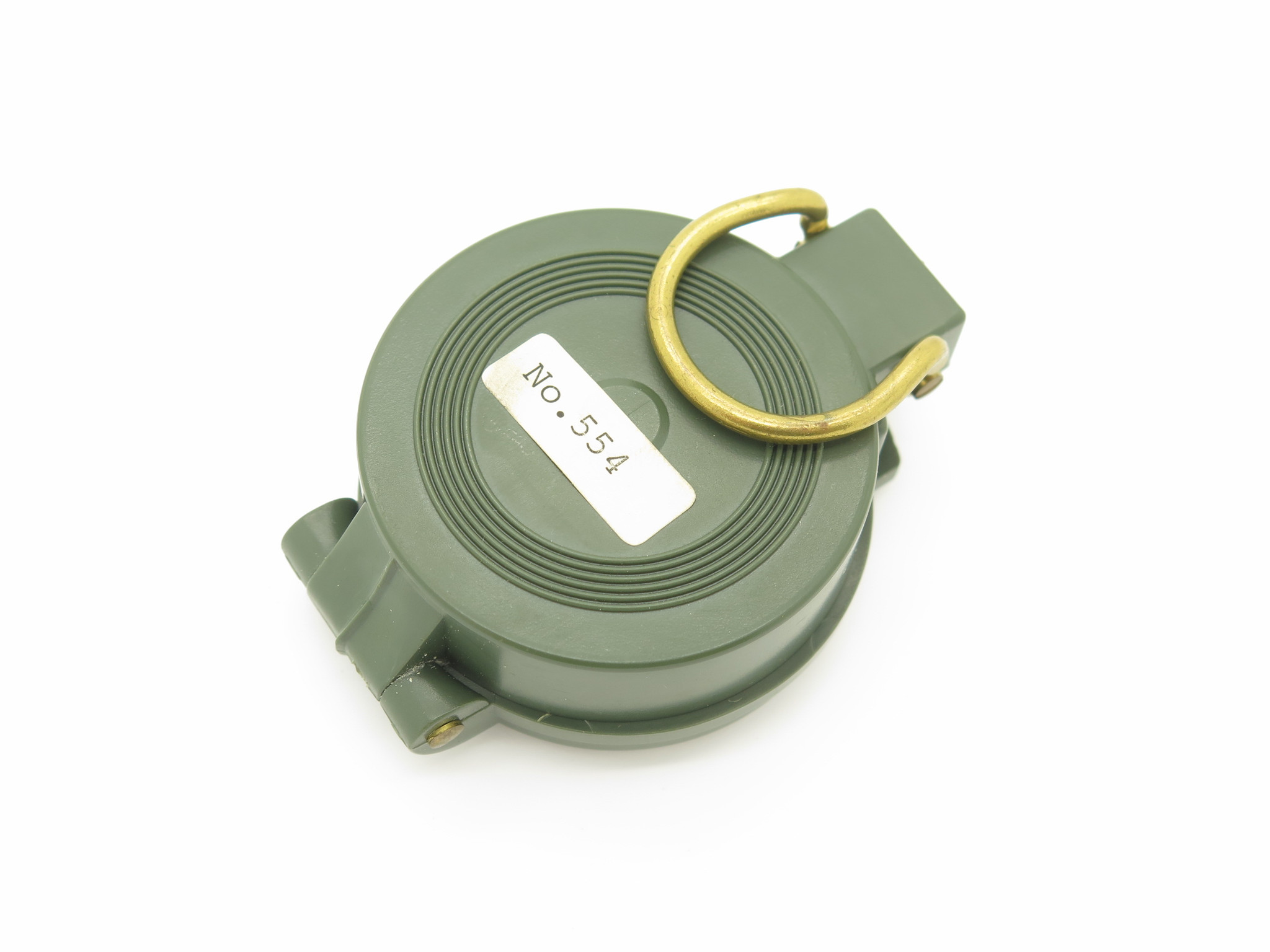Vintage Japan Lensatic Engineer Directional Compass No. 554 Green