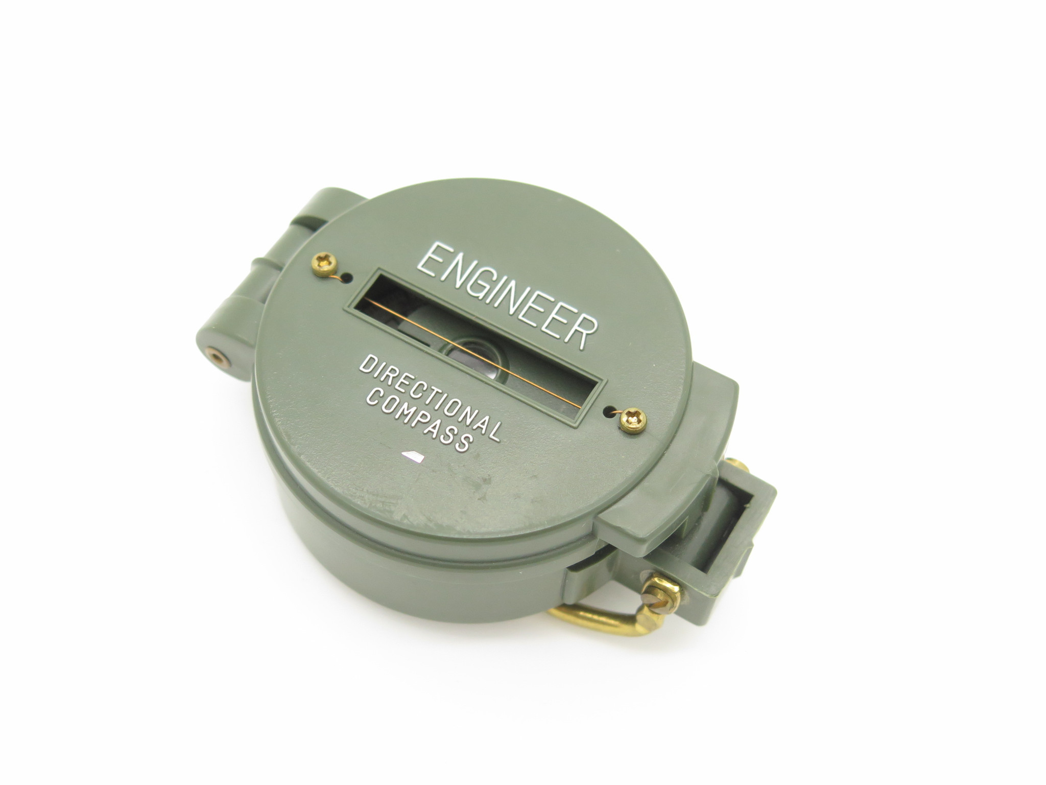 Vintage Japan Lensatic Engineer Directional Compass No. 554 Green