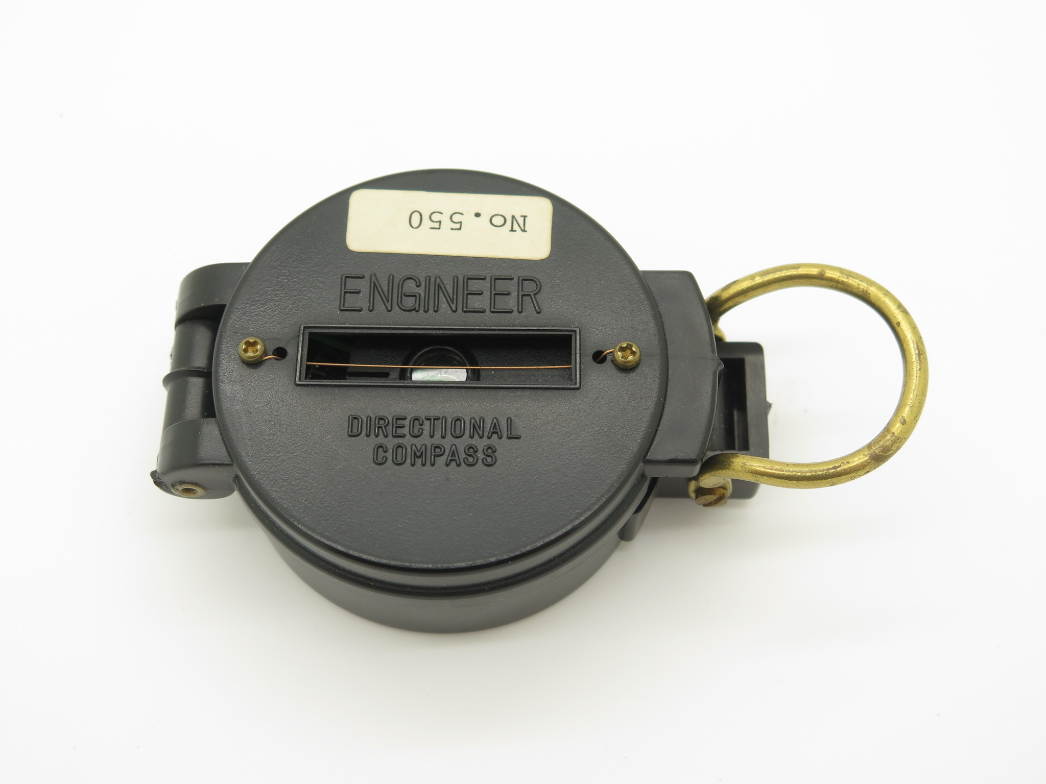 Vintage Japan Lensatic Engineer Directional Compass No. 550 Black