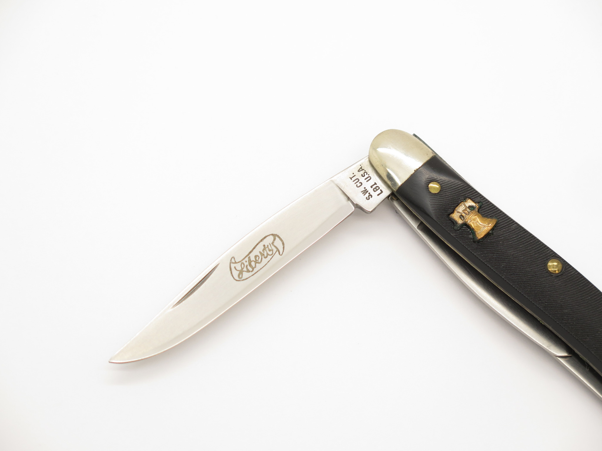 Vintage Schrade Liberty Bell SW Cut LB1 USA Folding 3 Blade Pocket