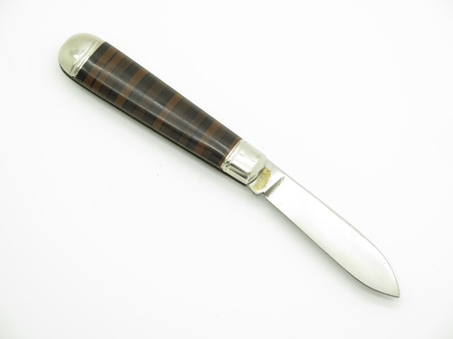 Vintage Richards Sheffield England 3.18" Stainless Brown Folding Pocket Knife