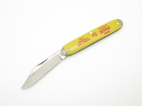 Vtg 1933 USA Chicago World's Fair 3.25" Coca Cola Folding Pocket Knife