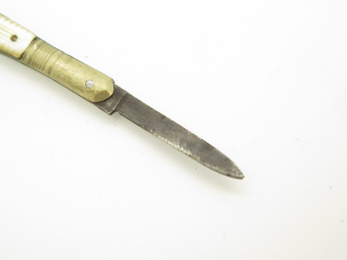 Antique Argyle Cutlery Co. Germany Carbon Steel 2 Blade MOP Folding Pocket Knife