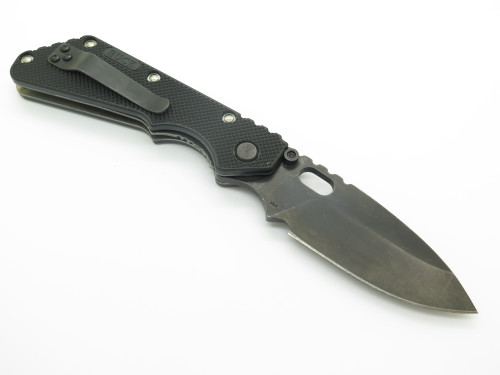 2011 Buck 889 Strider Logo Black 420HC Blade Tactical Folding Pocket Knife