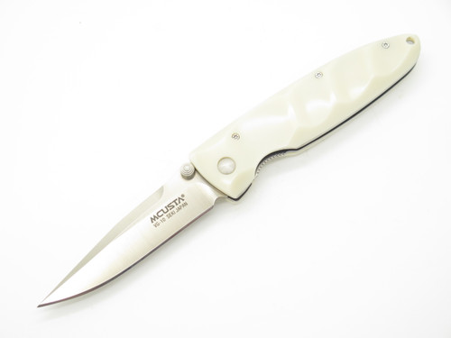 Mcusta Seki Japan MC-25D Basic White Corian VG-10 Damascus Folding Pocket Knife
