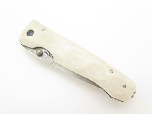 Mcusta Seki Japan MC-126D Tactility Elite Corian Damascus Folding Pocket Knife