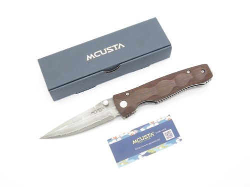 Mcusta Seki Japan MC-125D Tactility Elite Ironwood Damascus Folding Pocket Knife