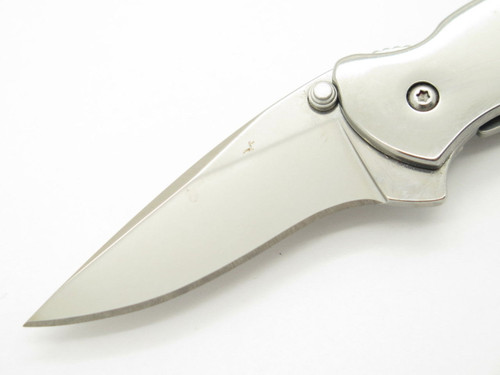 2003 Kershaw 1600 1600SS Stainless Chive Onion Small Folding Pocket Knife