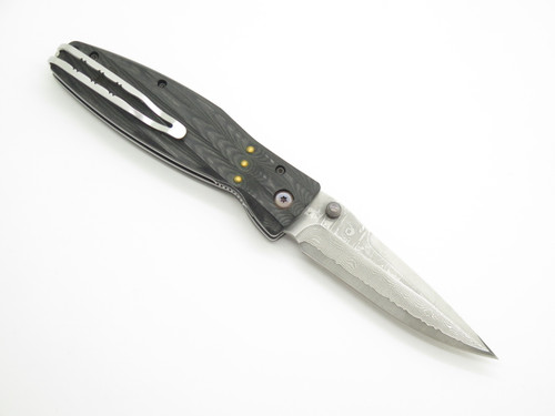 Mcusta Seki Japan Nobunaga MC-181D Micarta VG-10 Damascus Folding Knife