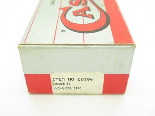 Box Only for Vintage Case XX USA 00186 Stag Blade Changer Folding Hunter Knife
