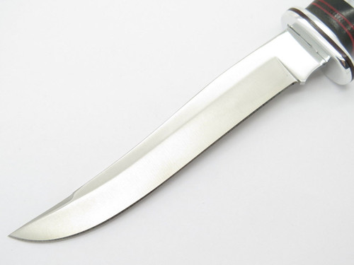 Buck Custom Shop 105 Pathfinder Stacked Black G10 Hunting Knife Fixed Blade