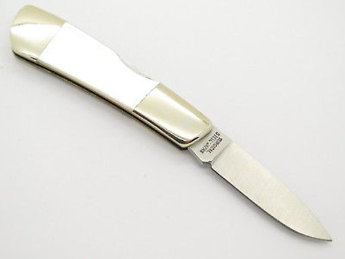 Vtg Parker Seki Japan Small Pearl Gentleman Lockback Folding Pocket Knife