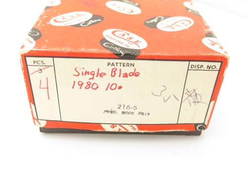 Empty Pumkin Box Only for Vintage 1980 Case XX USA 216-5 Fixed Blade Knife