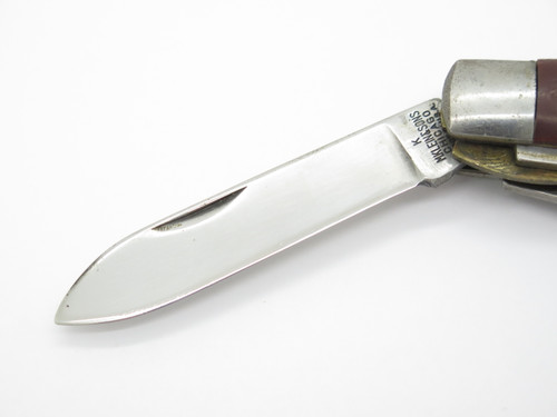 Vintage Klein & Sons USA 3 Blade Folding Electrical Tool Knife