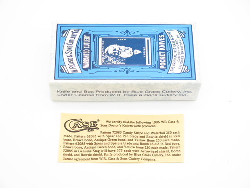 Empty Bluegrass Box Only for Vintage AG62085SP Case & Sons Folding Pocket Knife