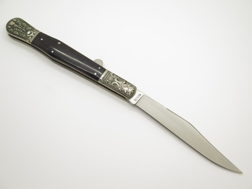 Vtg Parker Fukuta Seki Japan Liberty Buffalo Folding Lockback Knife (Blem)