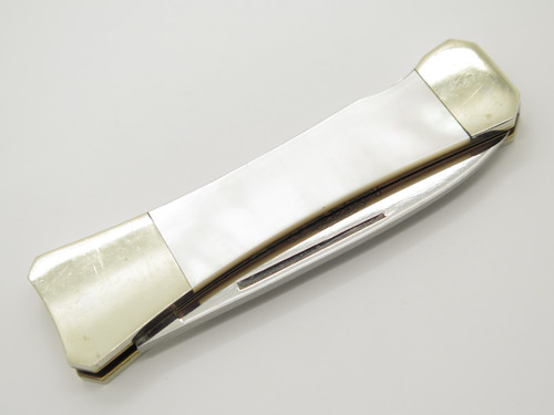 Vintage 1980s Parker Desperado Seki Japan MOP Lockback Folding Boot Pocket Knife