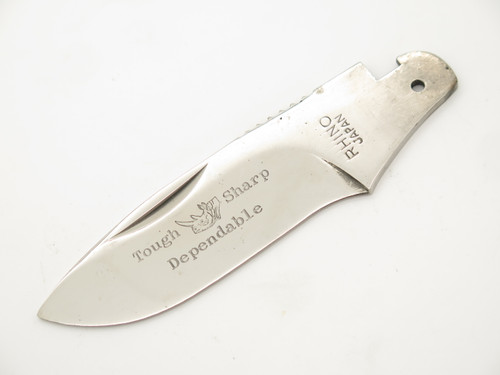 Vtg 70s Rhino Magnum Imai Seki Japan Folding Hunter Lockback Knife Blade + Parts