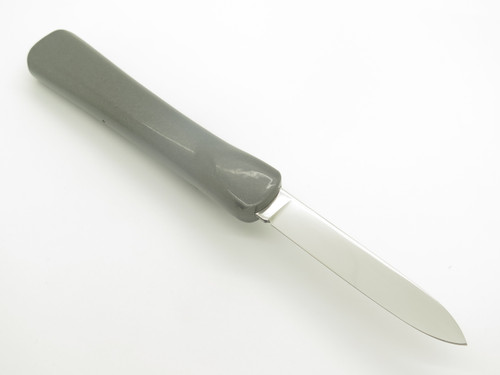 Vintage Italy OTF Automatic Out the Front Italian Auto With Stainless Blade & Gray Handle