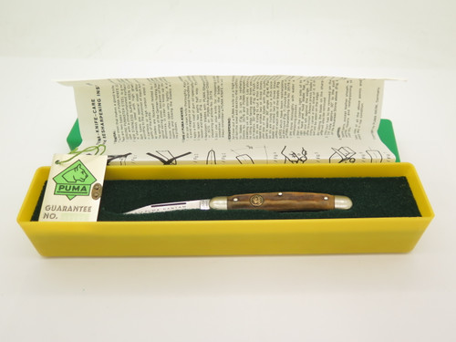 Vintage 1981 Puma 673 Bantam Germany Stag Handle Folding Pocket Knife