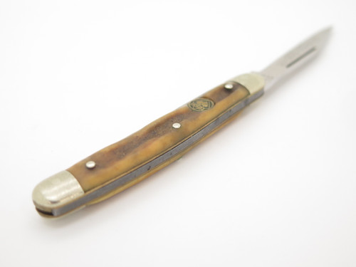 Vintage 1981 Puma 673 Bantam Germany Stag Handle Folding Pocket Knife